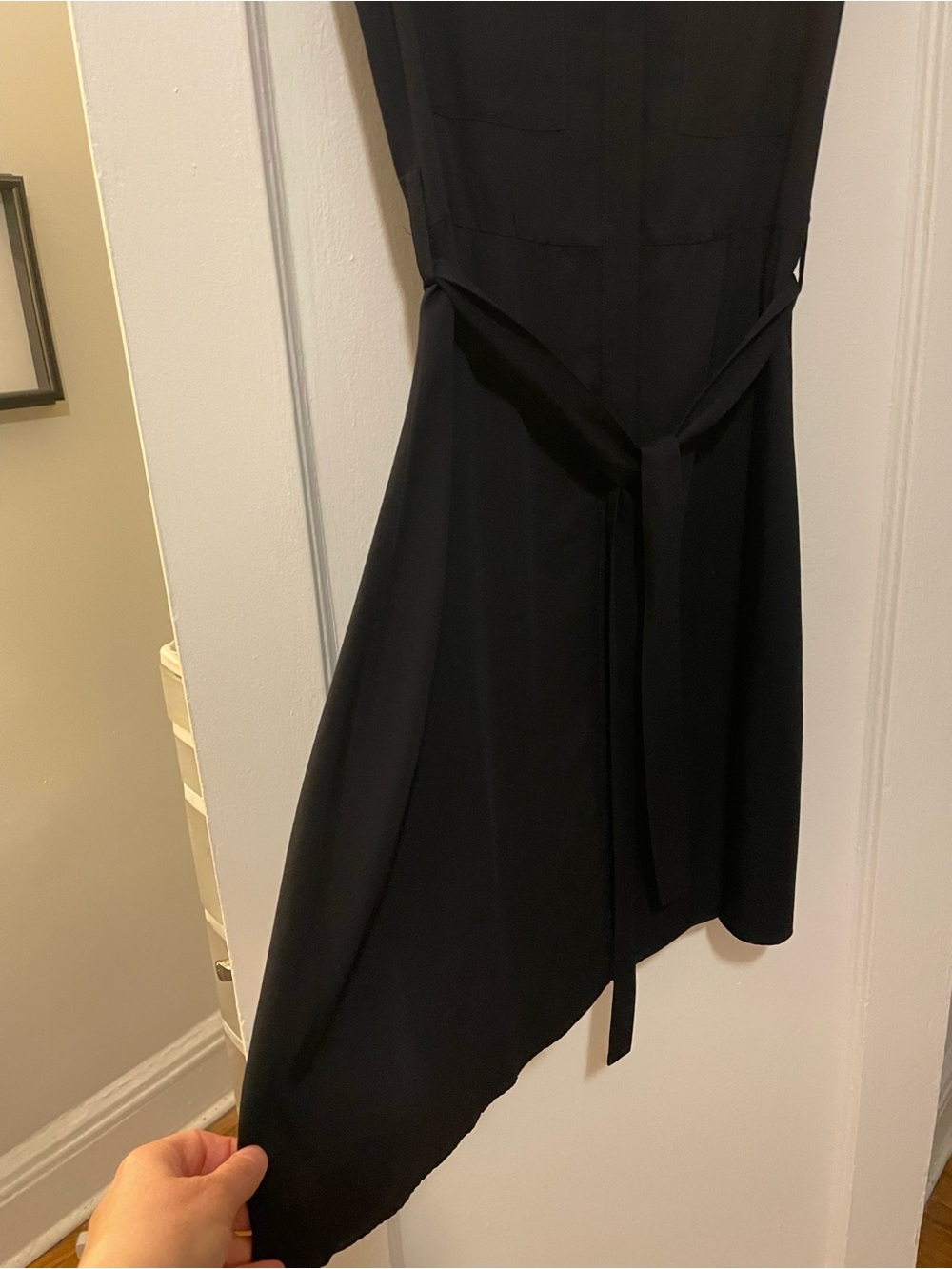 Caroll Paris Navy sleeveless shirt dress size 38 - Picture 4 of 13